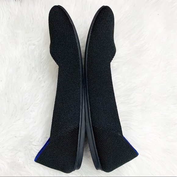 Rothy’s Rounded Toe Flats Solid Black Size 9 - Picture 3 of 7